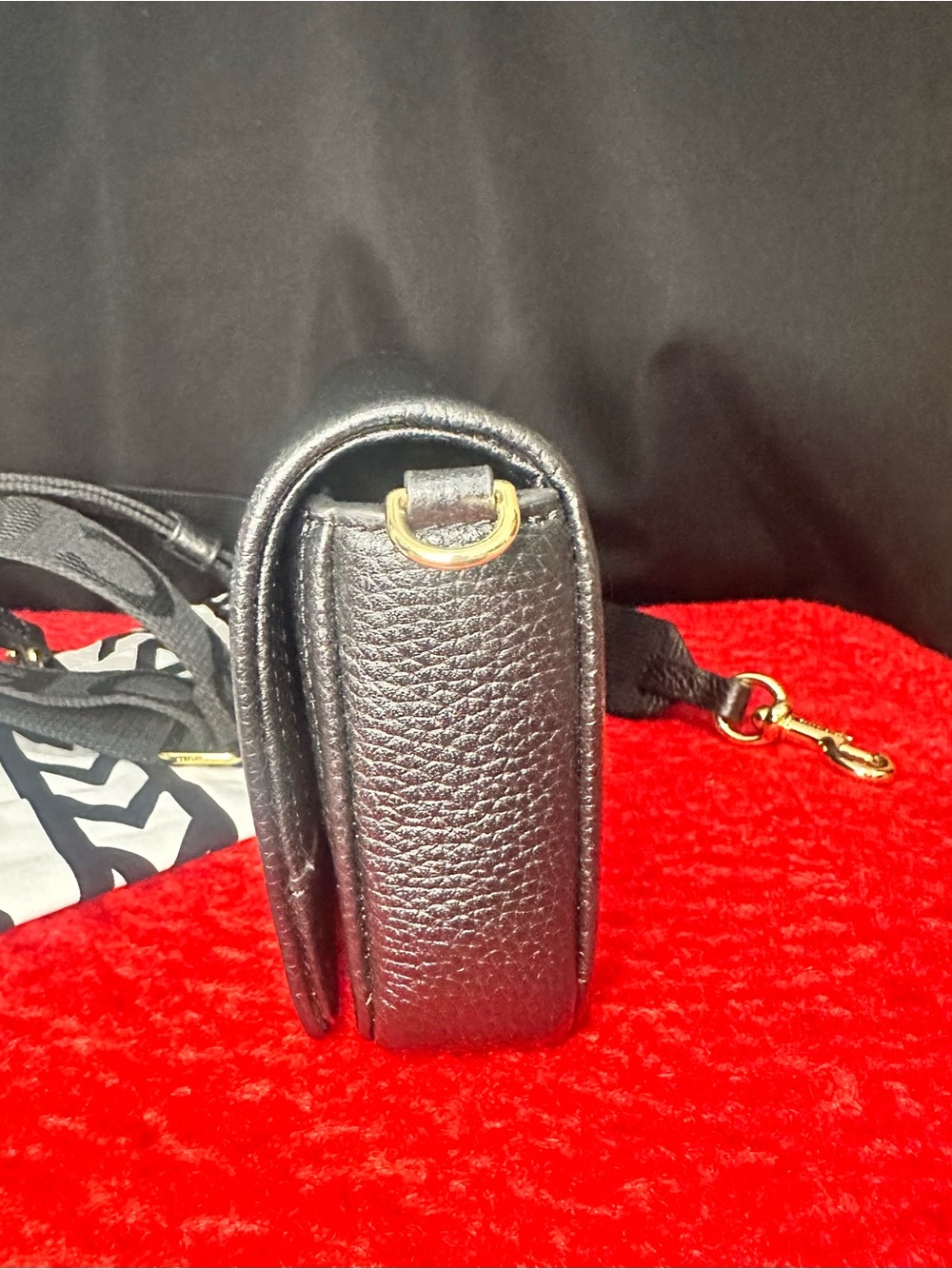 Marc Jacobs Black Pebbled Leather 'The Mini Bag' Wallet Crossbody - Picture 5 of 9